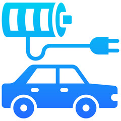 Electric Car Charger Icon