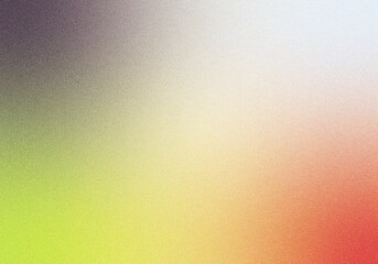 Grainy noisy poster background, olive red light green cream color wave backdrop abstract header banner design