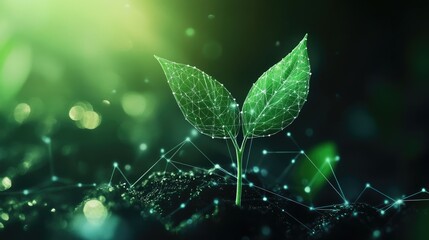 The imagery conveys the idea that innovation in the financial sector is the seed for growth, fostering a healthier and more sustainable financial ecosystem, Financial innovations enable 