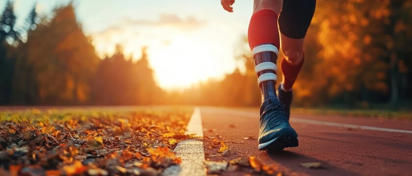 Running toward new horizons in adaptive sports.