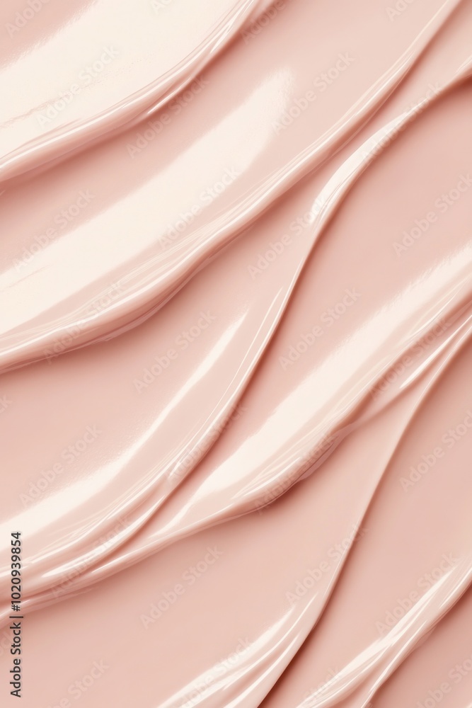 Aufkleber a close-up shot of a pink liquid texture with smooth, flowing patterns