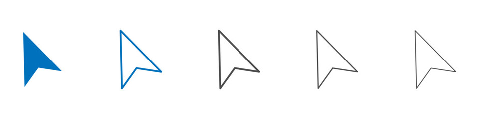 Mouse icon Isolated flat vector in outline