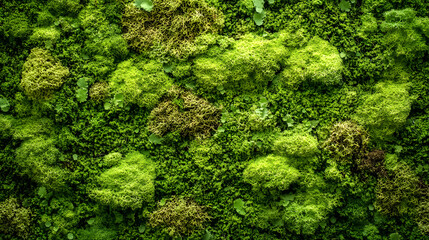 Fototapeta premium Moss green texture. Moss background. Green moss on grunge texture background. Long web banner.