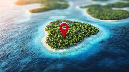 Detailed map of affected islands in the Pacific region, illustrating the geographical impact of recent natural events. Core concept: Visual representation of environmental changes and their localized 