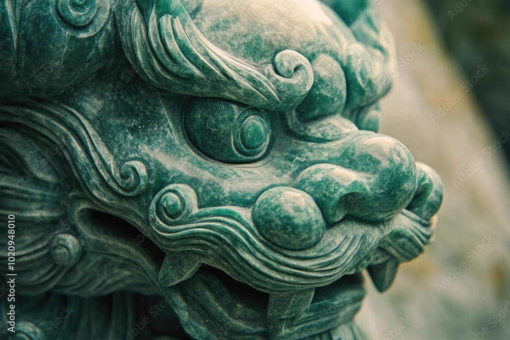 Poster a detailed view of a mythical dragon's head or face, often used in fantasy and mythology contexts
