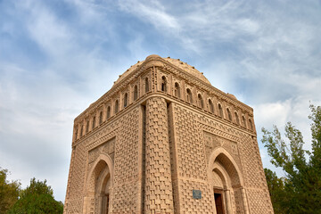 Stone Samanid Mausoleum, iconic architecture in Bukhara's Scenic Park