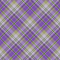 Seamless pattern in magical green and violet colors for plaid, fabric, textile, clothes, tablecloth and other things. Vector image. 2