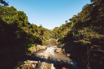 river in the mountains