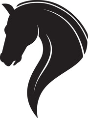 horse head silhouette