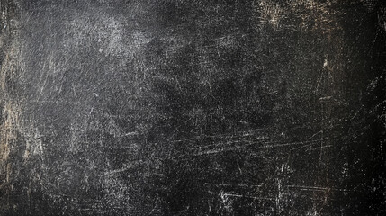 A scratched black surface with visible marks and scuffs, creating a distressed and grungy texture.