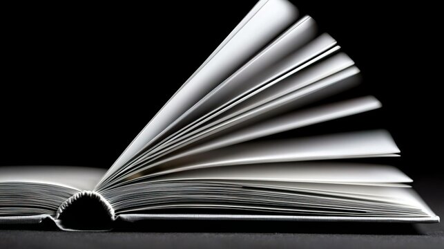 A hardback book mockup displays a white book against a grey background, perfect for presentations..