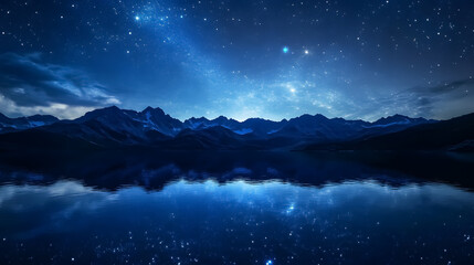 Night sky background.