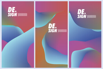 Geometric Abstract background with various harmonious vector colors