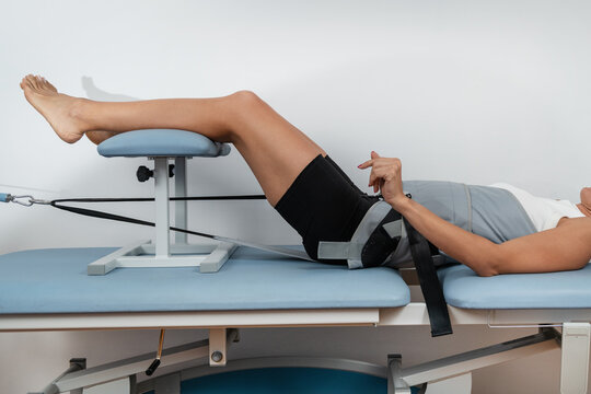 Mechanical traction is used to relieve back pain and stiffness by gently stretching the spine, reducing pressure on spinal discs, and promoting better mobility and recovery