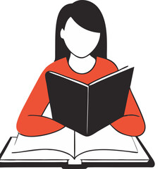 study illustration svg