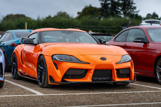 Toyota GR Supra finished in Bright Orange