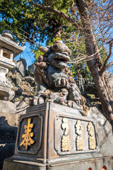 Obraz premium 成田山新勝寺 狛犬 千葉県成田市成田