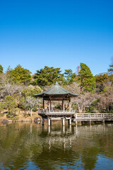 成田山公園 龍智池の浮御堂　千葉県成田市成田