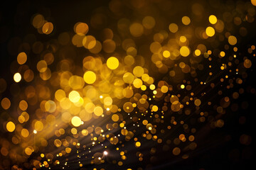 light bokeh lens decoration flash bright yellow color energy