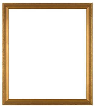 Large picture frame on a transparent background, in PNG format.
