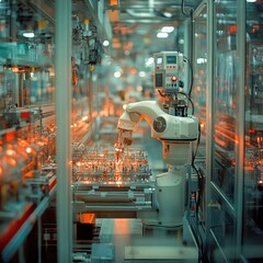 Robot arm automation Technology 4.0