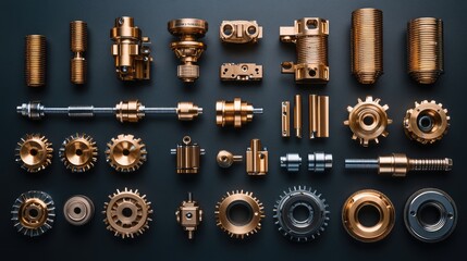 Machinery parts, close range