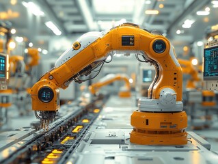 Robot arm automation Technology 4.0