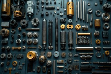 Machinery parts, close range