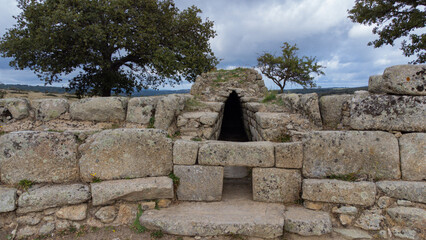 Tomb of the Giants of Madau in Fonni, central Sardinia