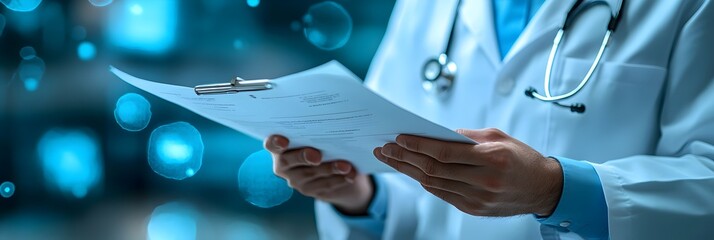 Fototapeta premium Intelligence Automating Clinical Documentation Processes to Improve Efficiency and Innovation in the Healthcare Industry