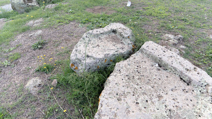 Tomb of the Giants of tanca 'e Suei in Norbello, central Sardinia