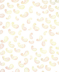 Buta, seamless pattern, eastern ornament 