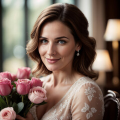 Mother and Daughter Sharing a Tender Moment at Home