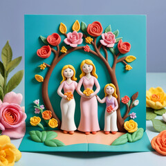 Mother and Daughter Sharing a Tender Moment at Home