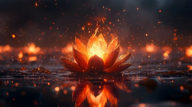 Serene Sikhism Symbol Backdrop:A Harmonious Geometric Spiritual Design Representing the Faith,Tradition and Meditative Essence of Sikhism.