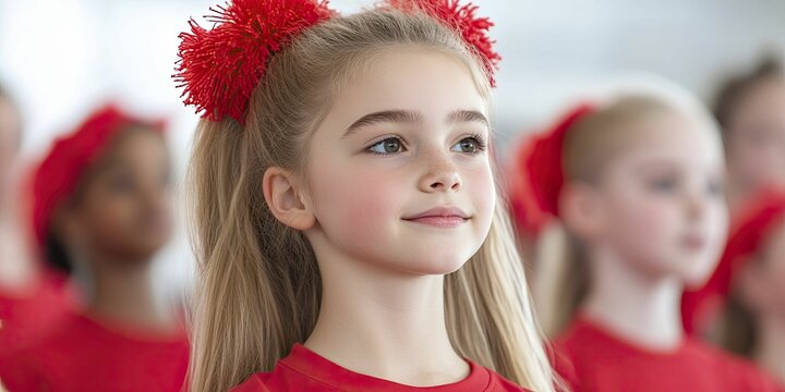 Enhancing school pride during an exciting rally, showcasing vibrant spirit wear and uniting the student body.
