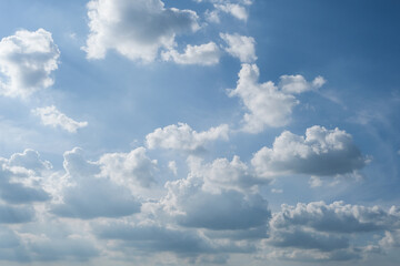Blue sky and clouds for background
