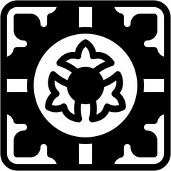 Vector Icon Tile, Traditional, Classic, Floor, Adornment, Art