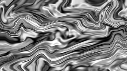 Abstract black and white, gray marble background. Fancy liquid pattern background. Black marble pattern texture abstract background, Silver liquid texture. Silver metallic liquid surface.
