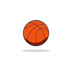 Balle Basket Ball Vector Illustration Drawing