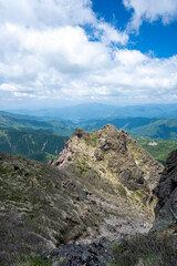 Fototapeta premium 日光白根山へ続く登山道 栃木県日光市日光国立公園