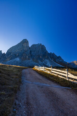 Typical landscape near San Martin de Tor, Dolomiti, South Tyrol, Italy