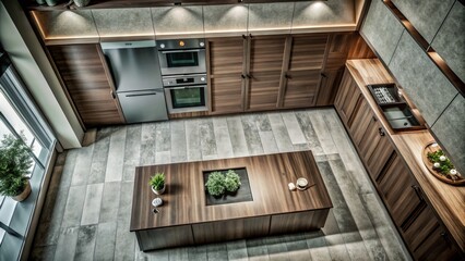 Elegant wooden frame wall cabinet doors transform modern kitchens, melding functionality with aesthetics, offering both stylish storage solutions and