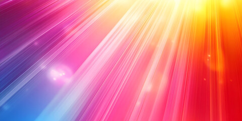 Obraz premium Radiant Sunbeams in Vivid Colors Abstract Background