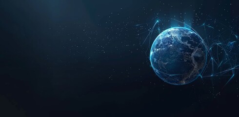 Obraz premium A secure data warehouse worldwide is a means of safeguarding digital assets for global businesses. Keyword Data Security, Global Businesses, Digital Assets, Data Warehouses, Secure Storage