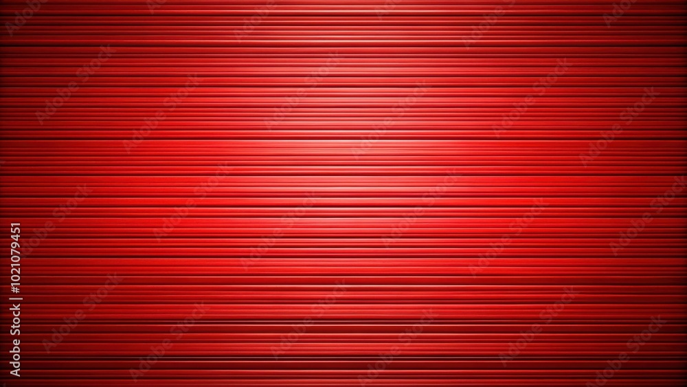 Poster Abstract Red Horizontal Lines With Subtle Gradient And Metallic Sheen