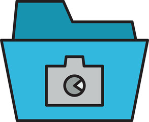 Folder and Camera Icon
