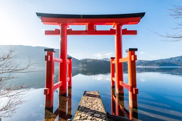 Selbstklebende Fototapeten 箱根神社 平和の鳥居　神奈川県箱根町 © nikomani