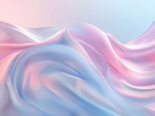 Fototapeta premium Pastell Hintergrund Farbverlauf Rosa Blau Lila Sanft Textur Abstrakt Seidenoptik Dekor Digital Art Design Wandkunst Moderne Elegante Atmosphäre Minimalistischer Stil Wallpaper Ästhetisch Grafik