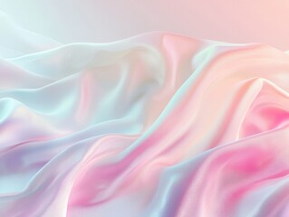 Fototapeta premium Pastell Hintergrund Farbverlauf Rosa Blau Lila Sanft Textur Abstrakt Seidenoptik Dekor Digital Art Design Wandkunst Moderne Elegante Atmosphäre Minimalistischer Stil Wallpaper Ästhetisch Grafik